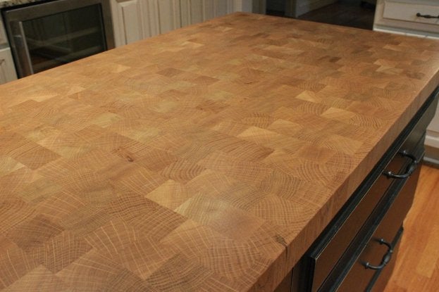 White Oak End Grain San Diego - The Countertop Company